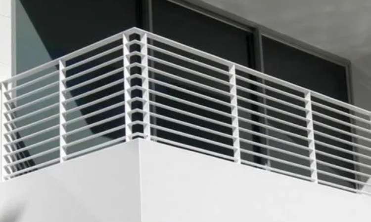 Vertical steel bar grill modern design